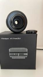 Fujifilm Tt artisan 27mm f2,8 voor fujiX, Ophalen of Verzenden, Zo goed als nieuw