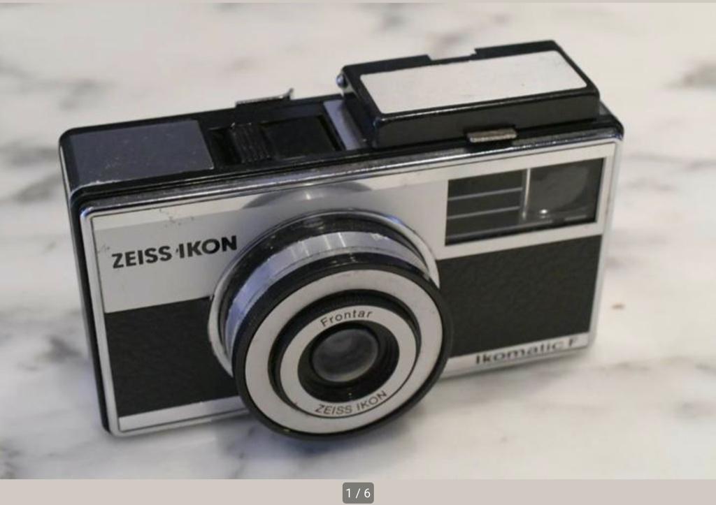 Zeiss Ikon Ikomatic F avec objectif Frontar, Collections, Enlèvement ou Envoi, 1960 à 1980, Appareils photo