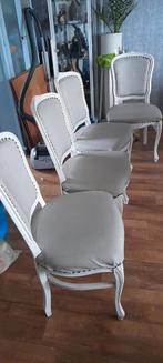 Brocante tafel plus stoelen, Huis en Inrichting, Stoelen, Ophalen