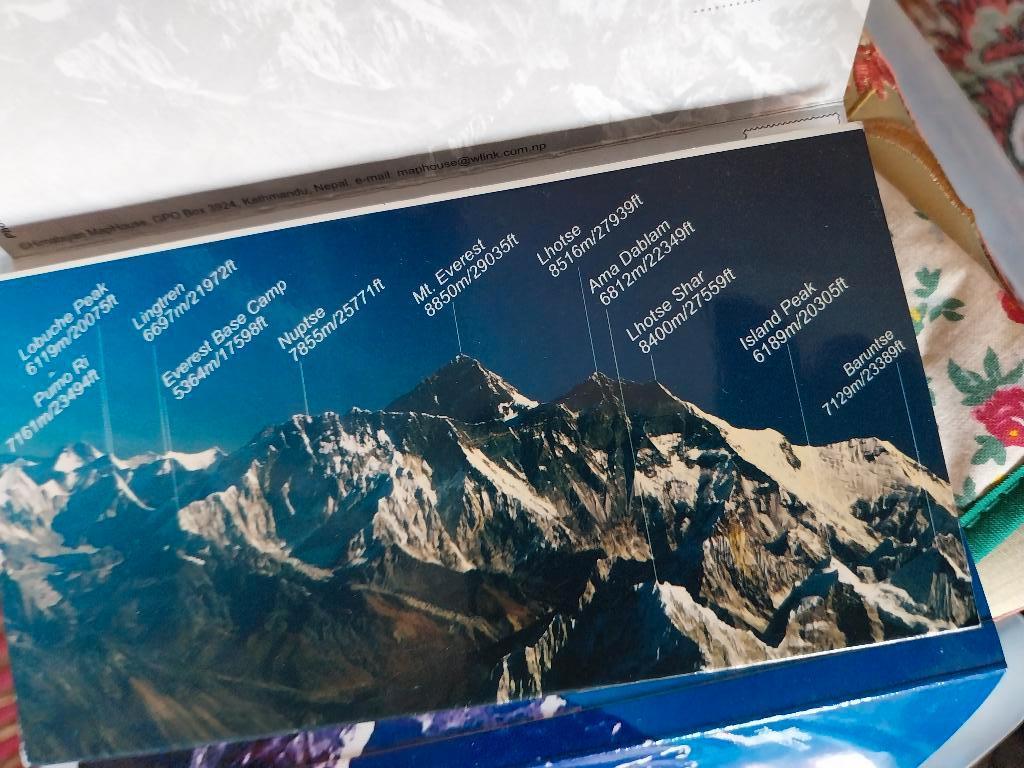 CARTE PHOTO DE TOUTE LA CHAINE DE TOUT L 'HIMALAYA NEUF, Collections, Cartes postales | Étranger, Enlèvement ou Envoi, 1980 à nos jours