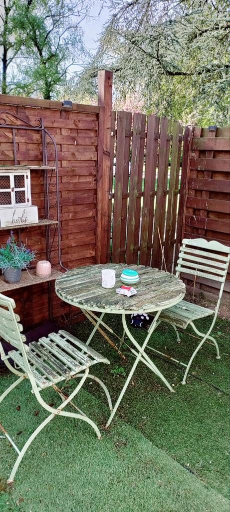 Bistro set en Tafel met 4stoelen, Tuin en Terras, Ophalen