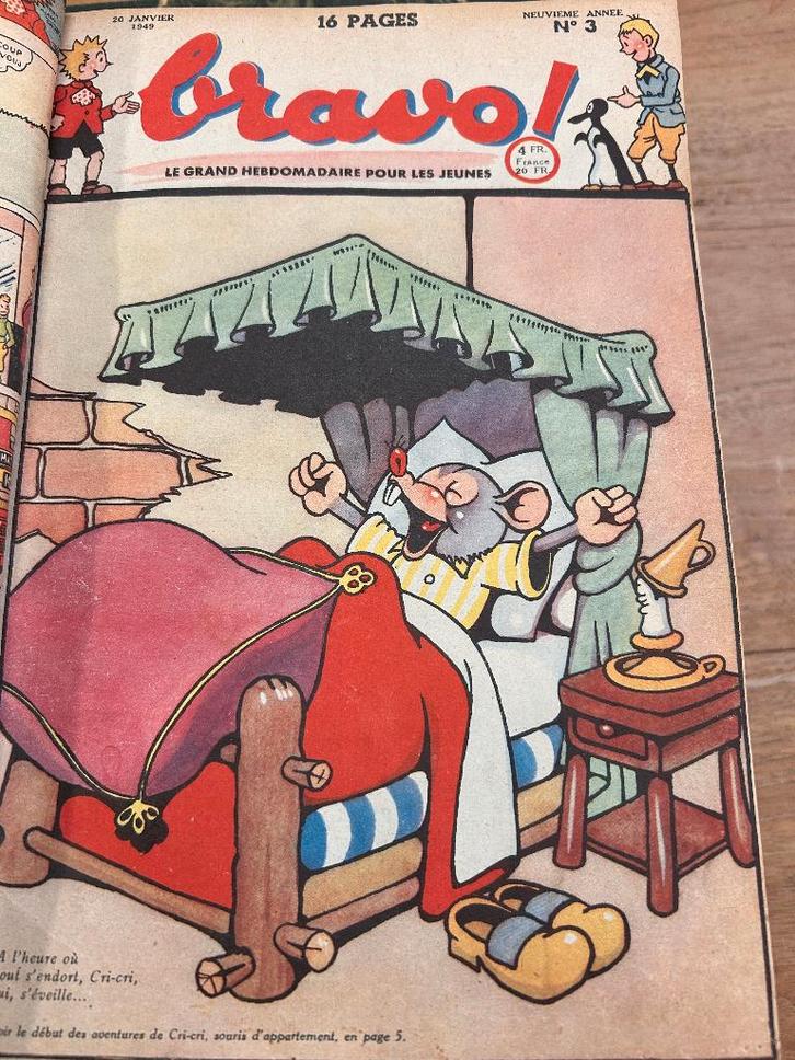 Bravo jaargangen 1949-1950 (Franstalig), Livres, BD, Utilisé, Plusieurs BD, Enlèvement ou Envoi