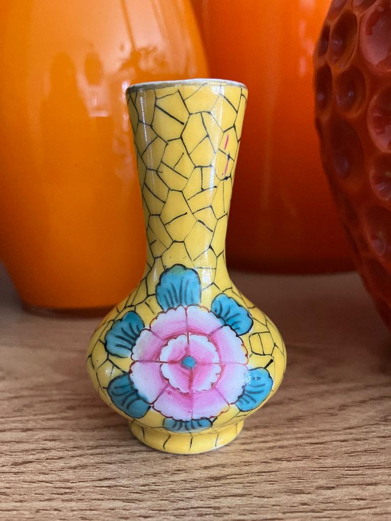 Miniatuur vaasje Limoges, Ophalen