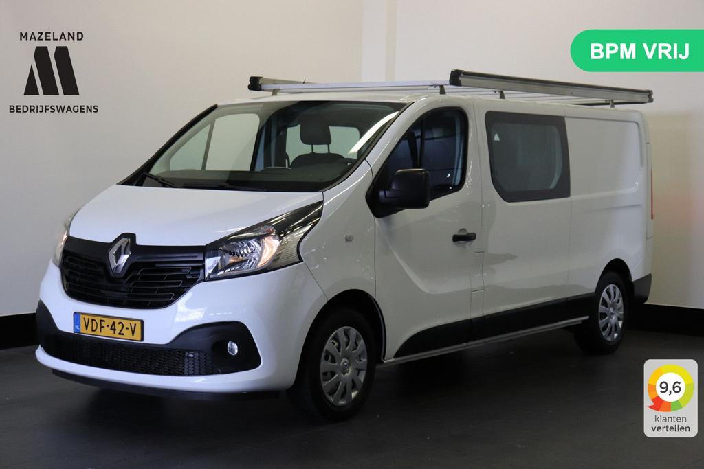 Renault Trafic 1.6 dCi 125PK L2 Dubbele Cabine EURO 6 - Airc, Auto's, Bestelwagens en Lichte vracht, Bedrijf, ABS, Airconditioning