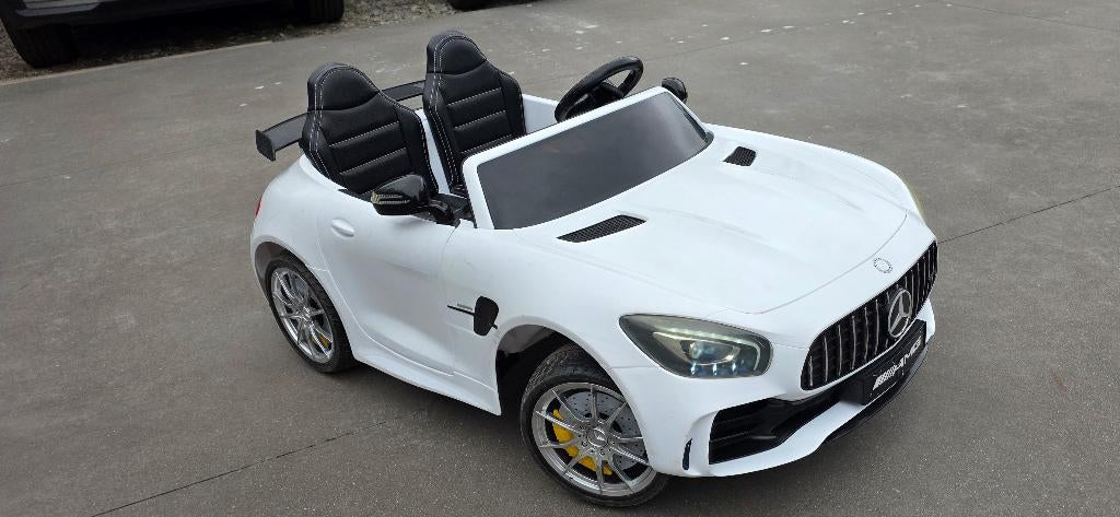 Elektrische Kinderauto Mercedes AMG - 2 zitter - 4x4, Enlèvement, Utilisé