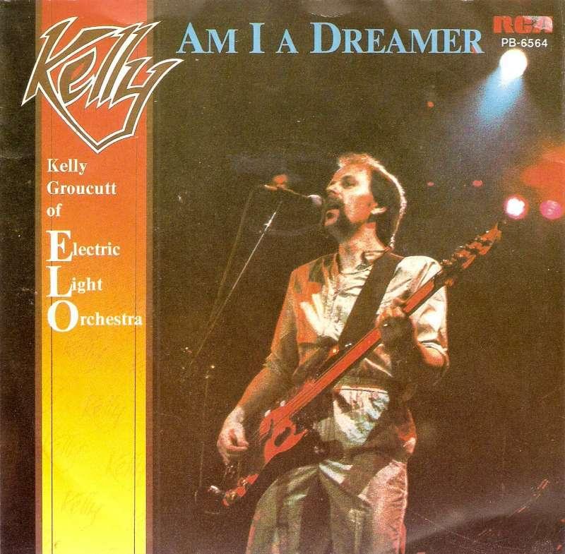 single Kelly Groucutt & E.L.O. - Am I a dreamer, 7 inch, Ophalen of Verzenden, Zo goed als nieuw, Pop