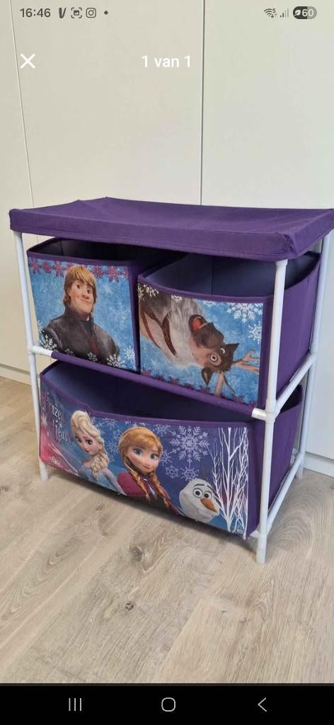 Opbergkastje opbergrekje frozen, Enlèvement, Comme neuf