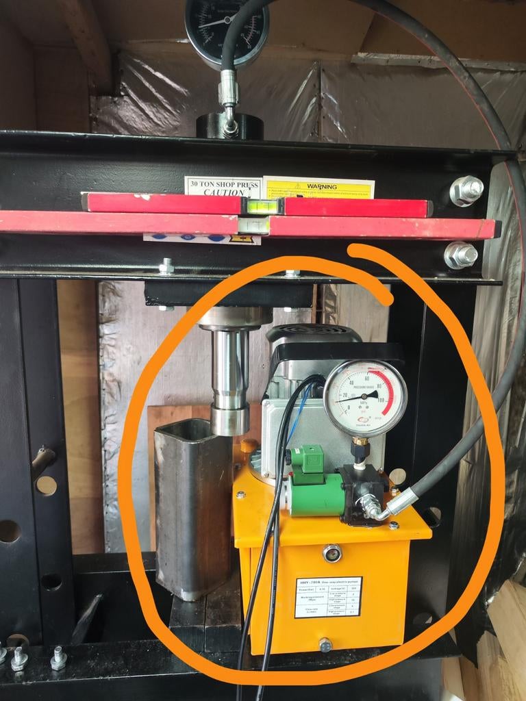 Hydraulische unit, Ophalen