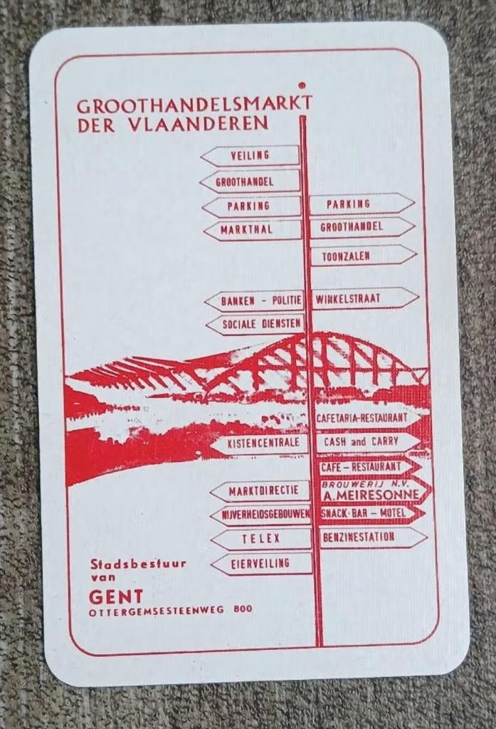 Carte à jouer, Meiresonne, Collections, Envoi