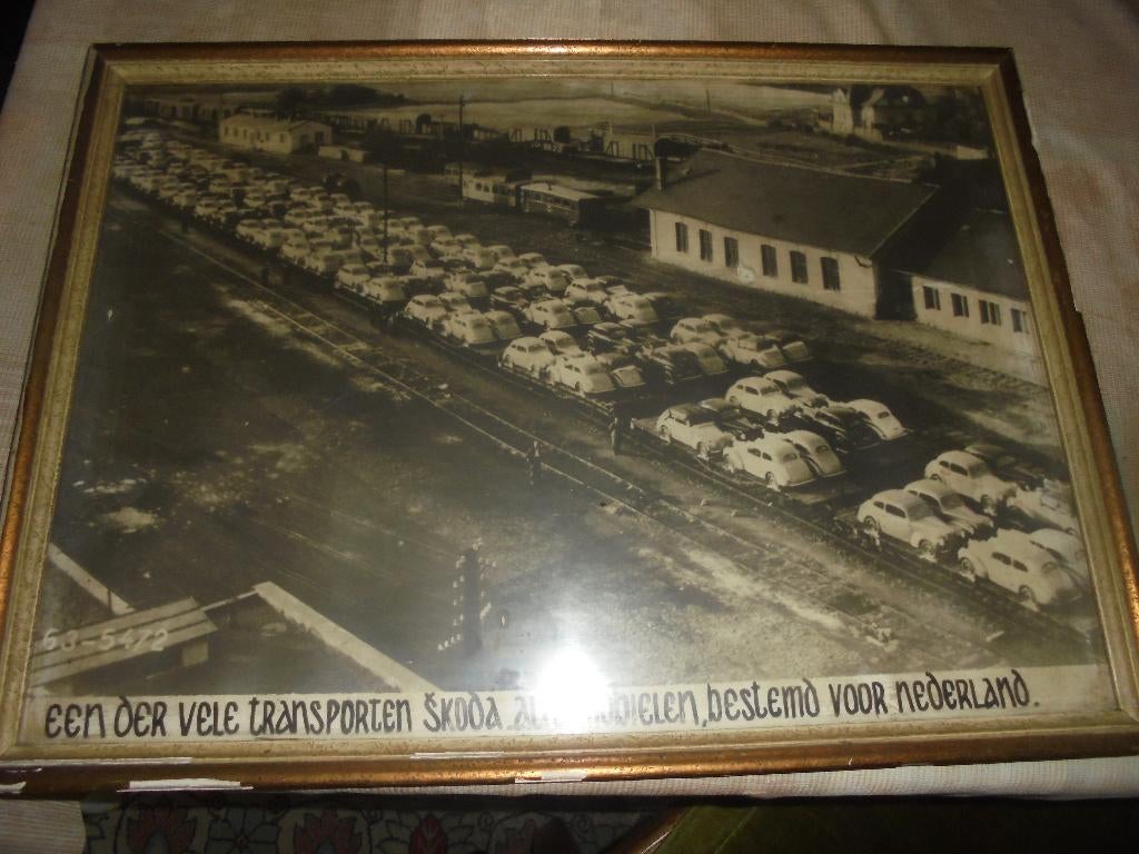 skoda schilderij, Ophalen of Verzenden