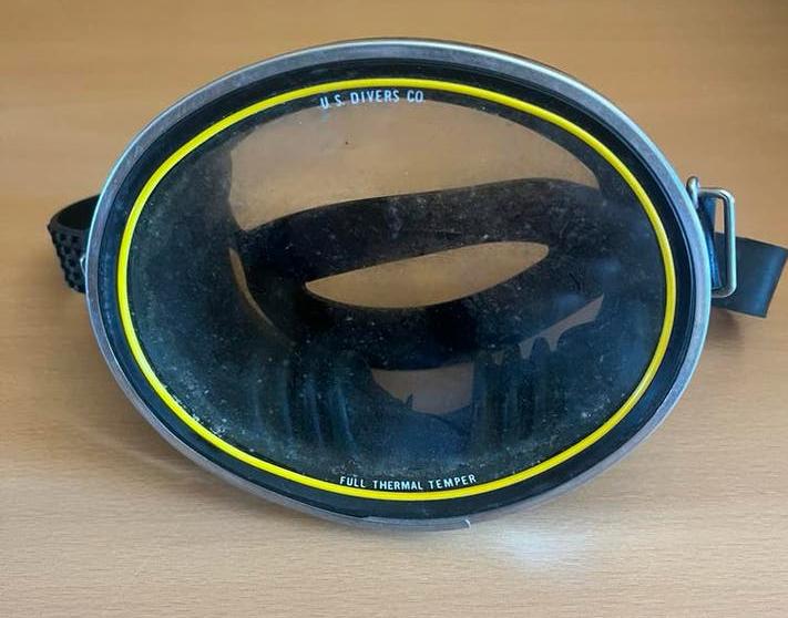 Vintage U.S. DIVERS CO. Snorkelmasker - Aqua Lung, Ophalen, Gebruikt, Overige typen