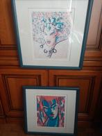 2 Lithographie "Mask" by André Van Schuylenbergh, Enlèvement