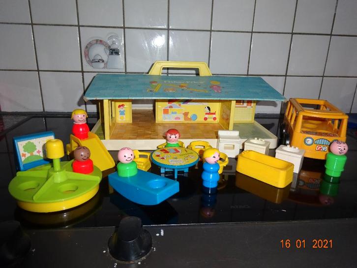Fisher price #929 little people nursery school*VOLLEDIG*, Kinderen en Baby's, Speelgoed | Fisher-Price, Ophalen of Verzenden