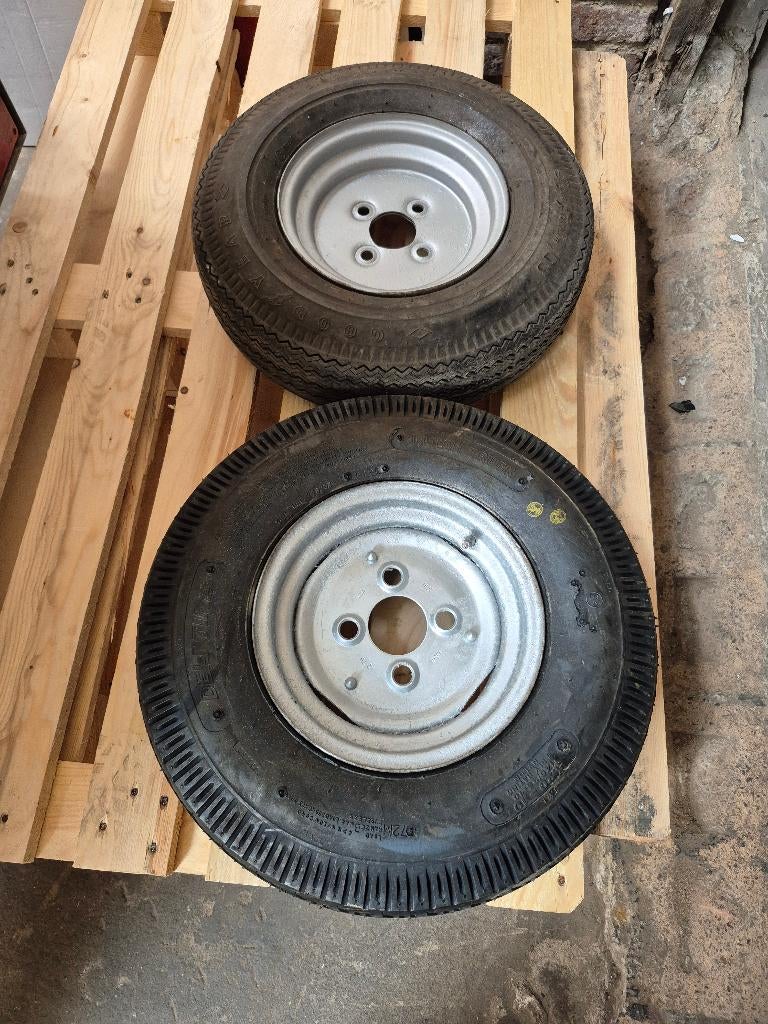 wiel van de aanhangwagen, Ophalen, Gebruikt