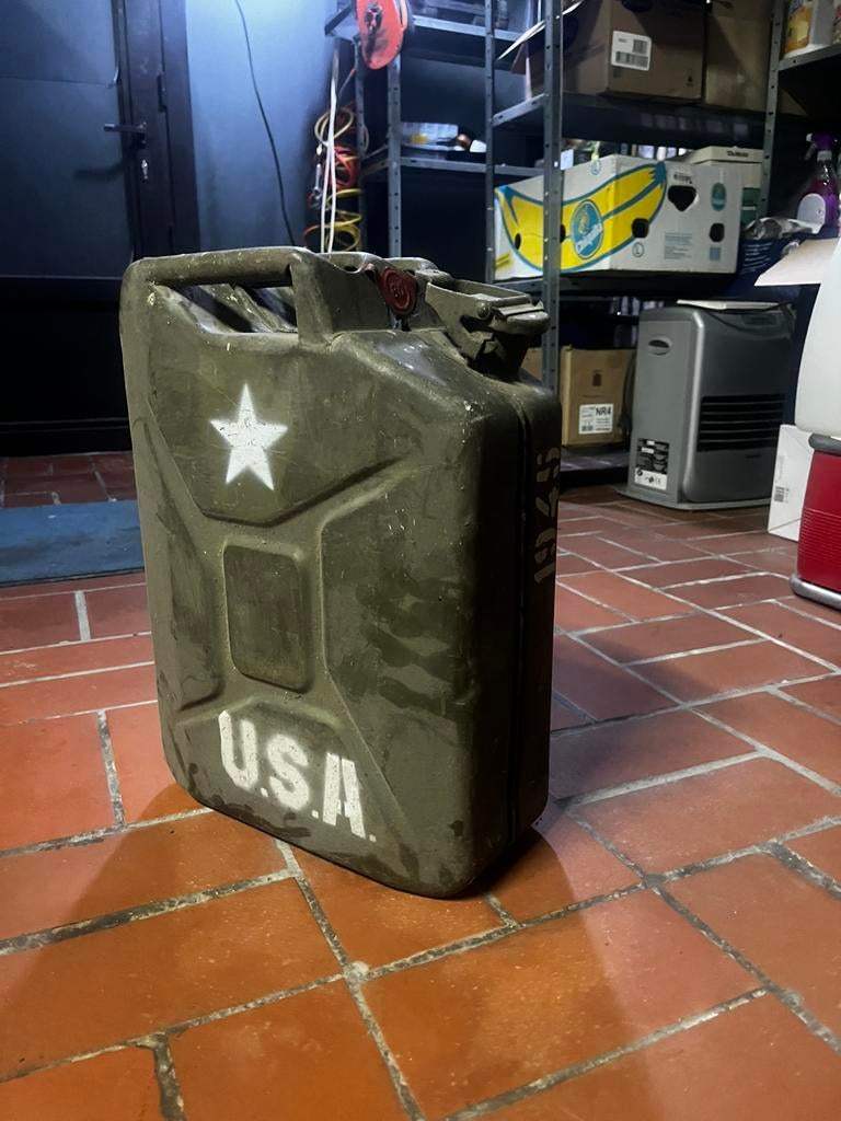 Jerrycan 1945 u.s.a 20L, Ophalen, Gebruikt