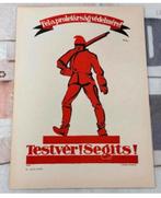 Vintage Antieke Poster Hongarije Hungary origineel Testver!, Antiek en Kunst, Ophalen of Verzenden
