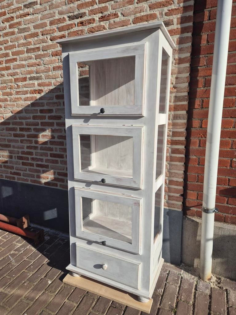 Vitrinekastje, Ophalen, Gebruikt, 50 tot 100 cm, 150 tot 200 cm