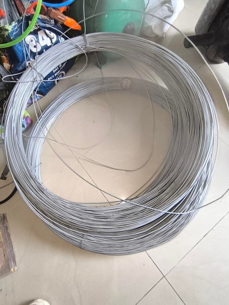 Fil de tension galvanisé, Ophalen