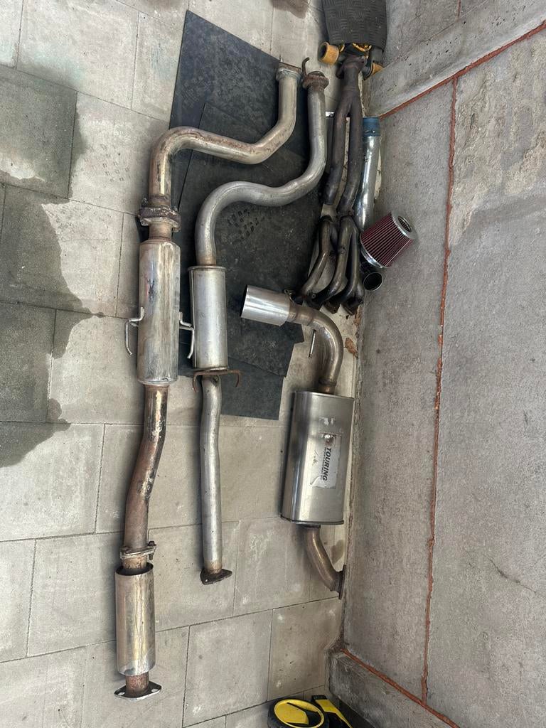 Honda Crx uitlaatlijnen + demper, Autos : Pièces & Accessoires, Systèmes d'échappement, Enlèvement, Honda