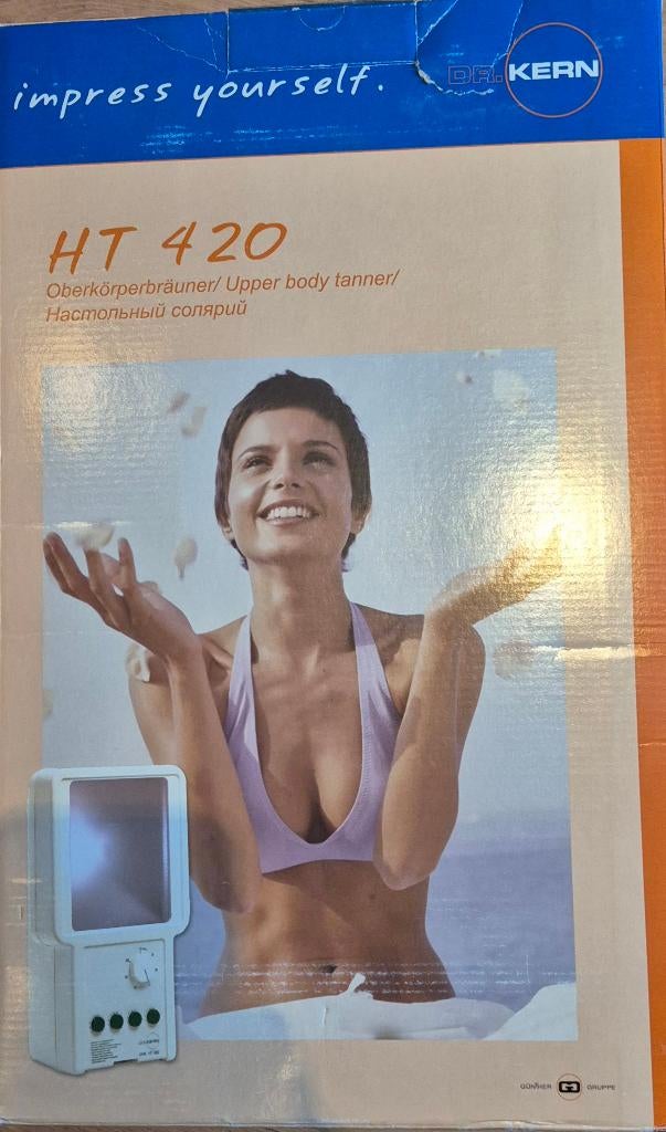 UVA-HT 420 (Upper body tanner), Ophalen, Zo goed als nieuw, Gezichtsbruiner, Minder dan 10 lampen