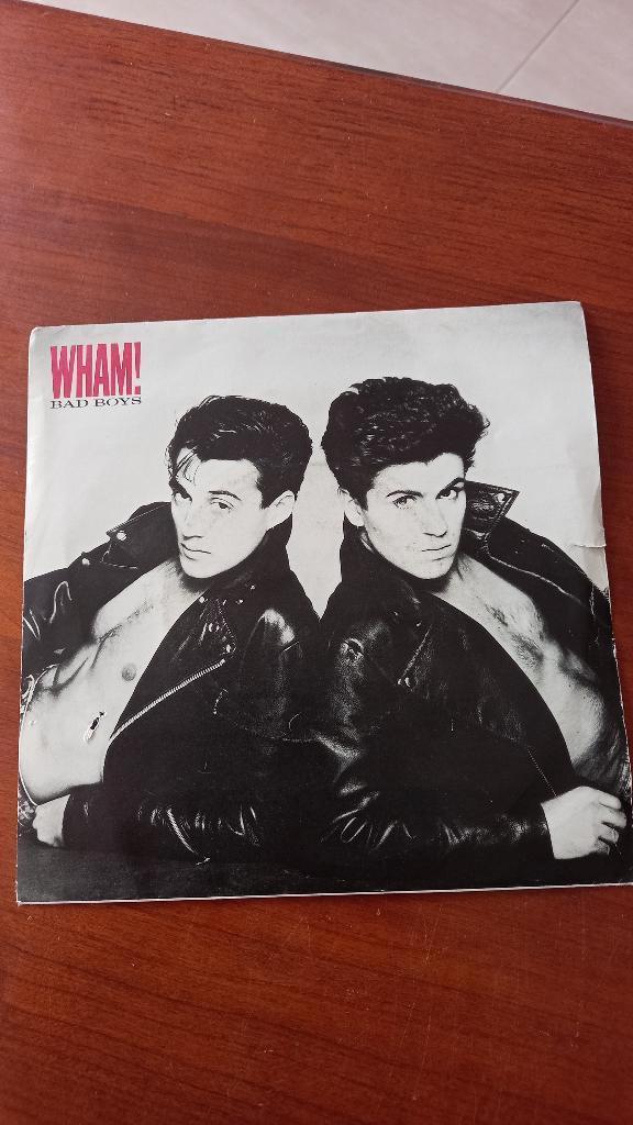 Vinyl (45t) wham "bad boys", Cd's en Dvd's, Vinyl | Pop, Ophalen, 1980 - 1989, Gebruikt