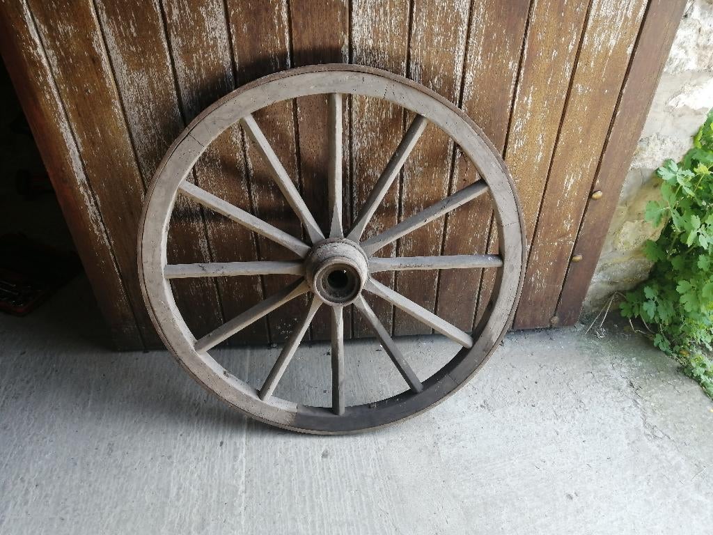 Roue en bois, Antiquités & Art, Enlèvement