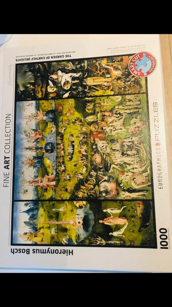 puzzel fine art 1000 stuks, Ophalen of Verzenden, 500 t/m 1500 stukjes, Zo goed als nieuw, Legpuzzel