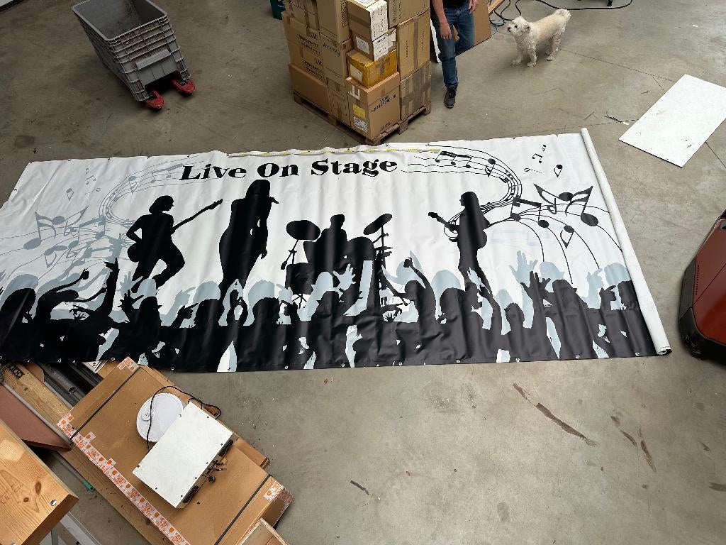 Grote tuinposter 6m x 2,20m, Tuin en Terras, Tuinwanddecoratie, Ophalen of Verzenden, Zo goed als nieuw