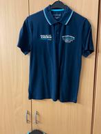 Blauwe polo met tekst, Vêtements | Hommes, Polos, Enlèvement, Comme neuf