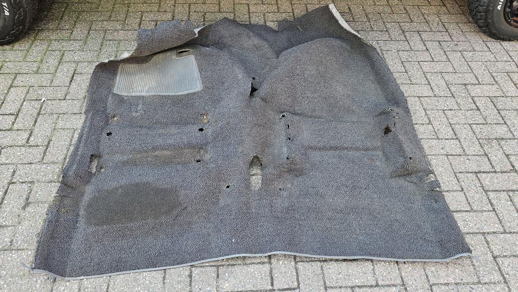 Tapijt vloerbedekking antreciet gemalleerd BMW 5 serie E12 v, Ophalen, Gebruikt, -, -