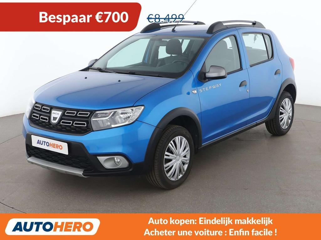 Dacia Sandero 0.9 TCe Stepway Prestige, Achat, https://public.car-pass.be/vhr/aa9a831e-f607-4d28-a201-115d78cf565f, Tissu, Occasion