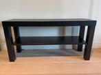 Donkerbruin/Zwart tafeltje, Huis en Inrichting, Ophalen, Zo goed als nieuw