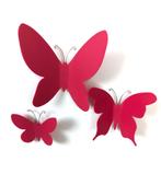 Vlinders als muurdecoratie, Ophalen of Verzenden, Zo goed als nieuw, Wanddecoratie