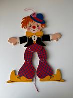 Clown August jumping jack vintage 1979, Kinderen en Baby's, Speelgoed | Knuffels en Pluche, Ophalen, Zo goed als nieuw