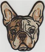 Franse Buldog stoffen opstrijk patch embleem #8, Verzenden, Nieuw