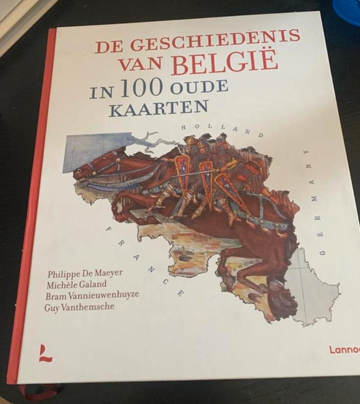 De geschiedenis van Belgie in 100 kaarten, Boeken, Informatica en Computer, Zo goed als nieuw, Ophalen of Verzenden