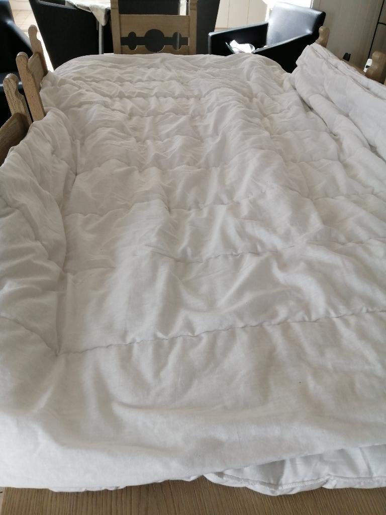 4 seizoensdekbed, Eenpersoons, Wit, Ophalen of Verzenden, Deken of Dekbed