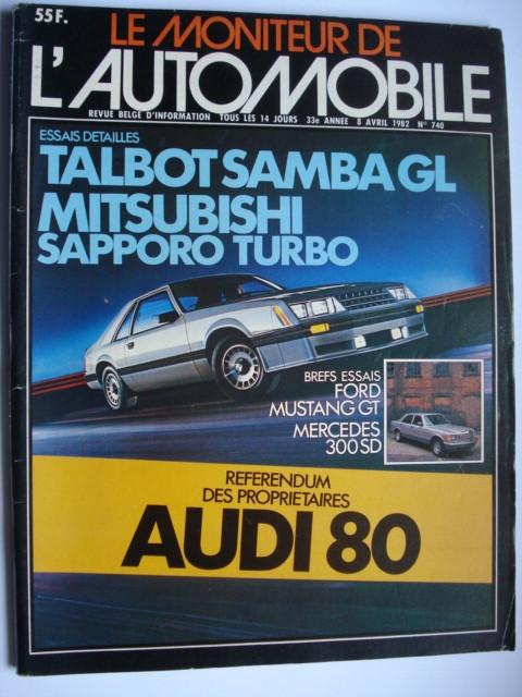 Le Moniteur de l'Automobile 740, Envoi, Comme neuf, Général