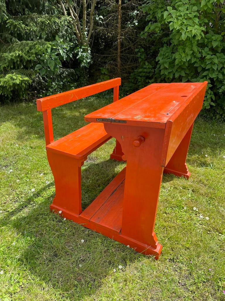 houten schoolbank, Enlèvement, Utilisé