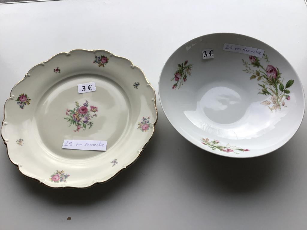 8 beaux plats pour seulement 3 euros par bol, Enlèvement ou Envoi, Comme neuf