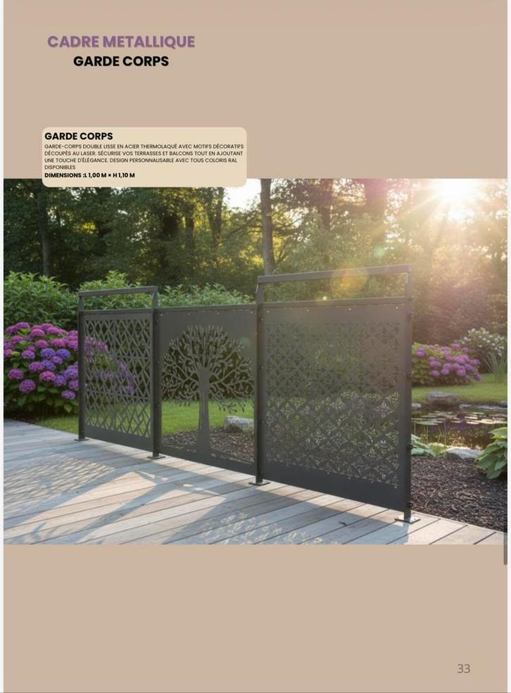 Gard corps - Clôture, Jardin & Terrasse, Clôtures de jardin, Neuf, Enlèvement ou Envoi