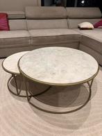Echt marmeren Salon tafelset, Ophalen, Zo goed als nieuw
