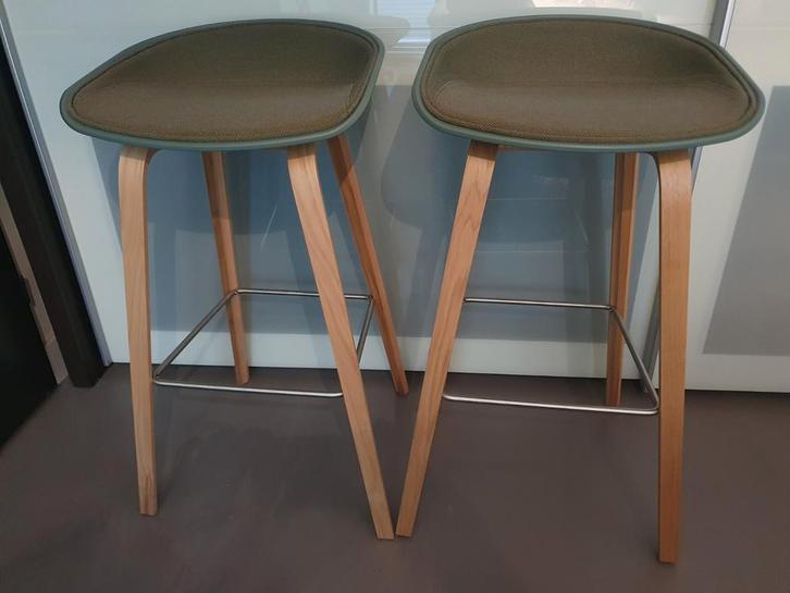 ***HAY AAS32 barkrukken/NIEUW!!!(groen&blauw MET vilt)*, Huis en Inrichting, Barkrukken, Nieuw, 60 tot 90 cm, Hout, Kunststof