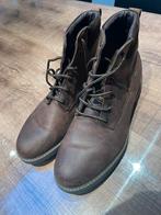 Lederen heren schoenen - merk Geox - maat 45, Bruin, Boots, Ophalen of Verzenden, Zo goed als nieuw