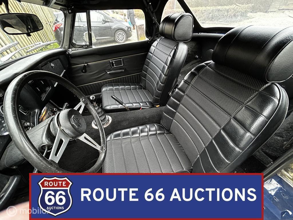 MG MGB Cabriolet | 1974 | Route 66 Auctions, Auto's, Zwart, Bedrijf, Handgeschakeld, Overige carrosserie