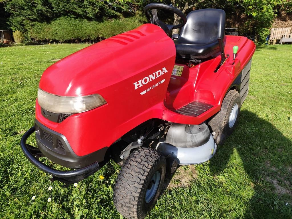 Tracteur tondeuse HONDA hf2417 2015, Jardin & Terrasse, Tondeuses autoportées, Comme neuf, 90 à 120 cm, Démarrage électrique, Fonction de mulching