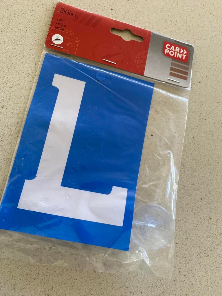 L voor auto, Ophalen of Verzenden