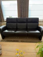 Lederen relax driezit, Huis en Inrichting, Zetels | Zetels, Ophalen, Zo goed als nieuw