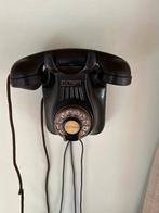 Vintage 50's Bell BTMC zwarte bakelieten wandtelefoon, Ophalen