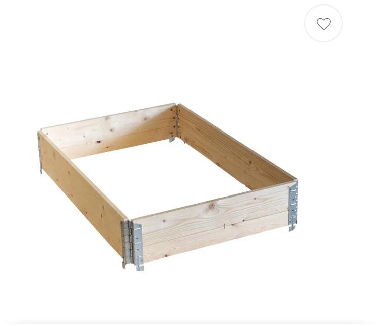 Moestuinbak, Ophalen, Zo goed als nieuw